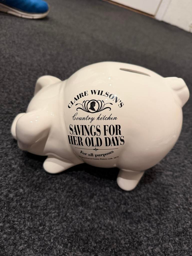 Spaarpot, Verzamelen, Spaarpotten, Gebruikt, Dier, Steen, Aardewerk of Keramiek, Ophalen of Verzenden