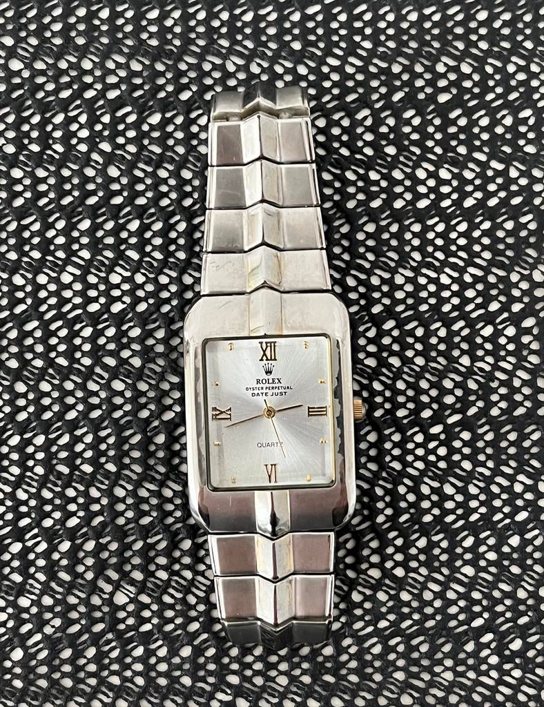 Vintage Rolex horloge in goede staat, Staal, Gebruikt, Polshorloge, Ophalen of Verzenden