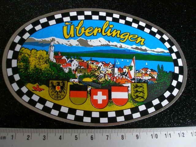 folie sticker uberlingen logo wapen embleem stadt, Verzenden, Zo goed als nieuw, Overige typen