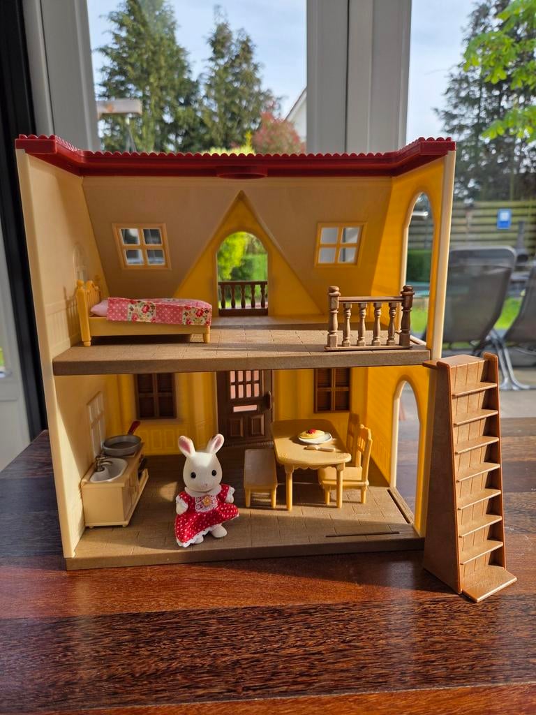 Sylvanian Families - Startershuis - Compleet & Nieuwstaat, Ophalen of Verzenden, Zo goed als nieuw, Poppenhuis