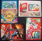 - 685 - 4 Blokjes Ruimtevaart - USA + CCCP., Verzenden, Gestempeld, Overige thema's