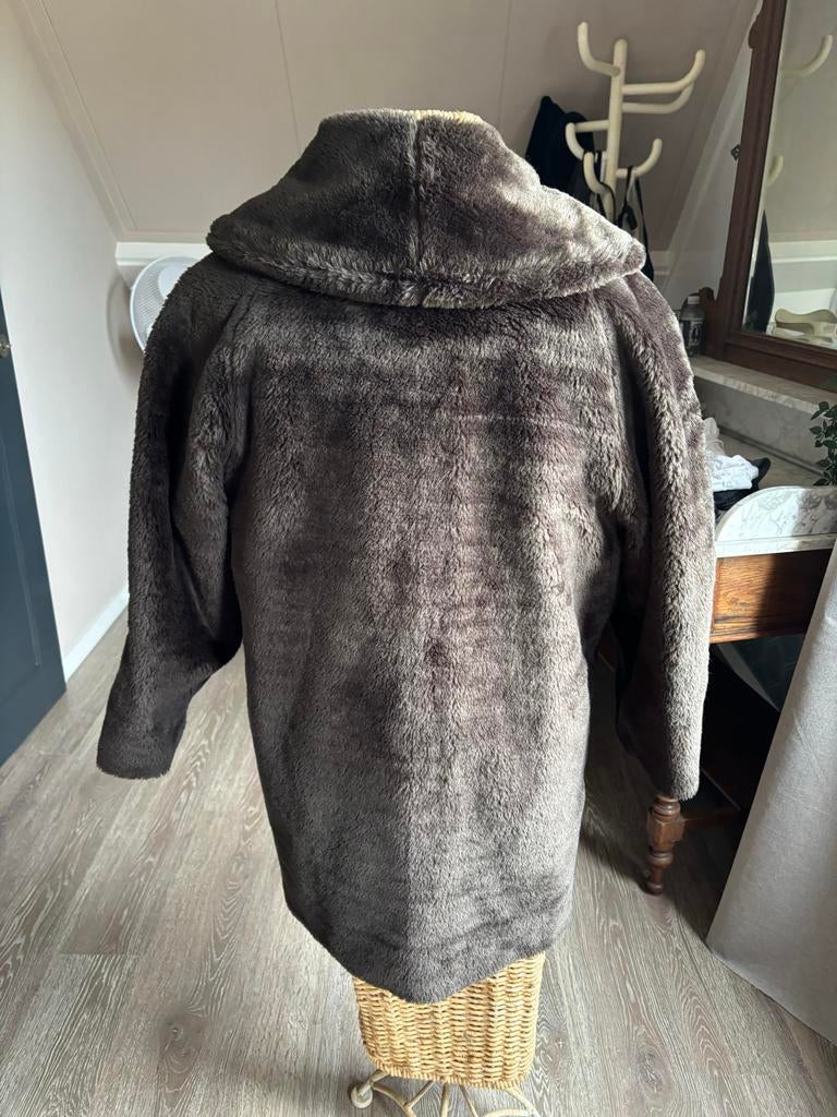Luxe Imitatie Bontjas XXL - Warm & Stijlvol, Kleding | Dames, Ophalen of Verzenden, Gedragen, Maat 46/48 (XL) of groter, Bruin