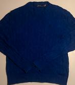 Polo Ralph Lauren kabeltrui – Blauw – Maat M, Kleding | Heren, Truien en Vesten, Ophalen of Verzenden, Zo goed als nieuw, Maat 48/50 (M)