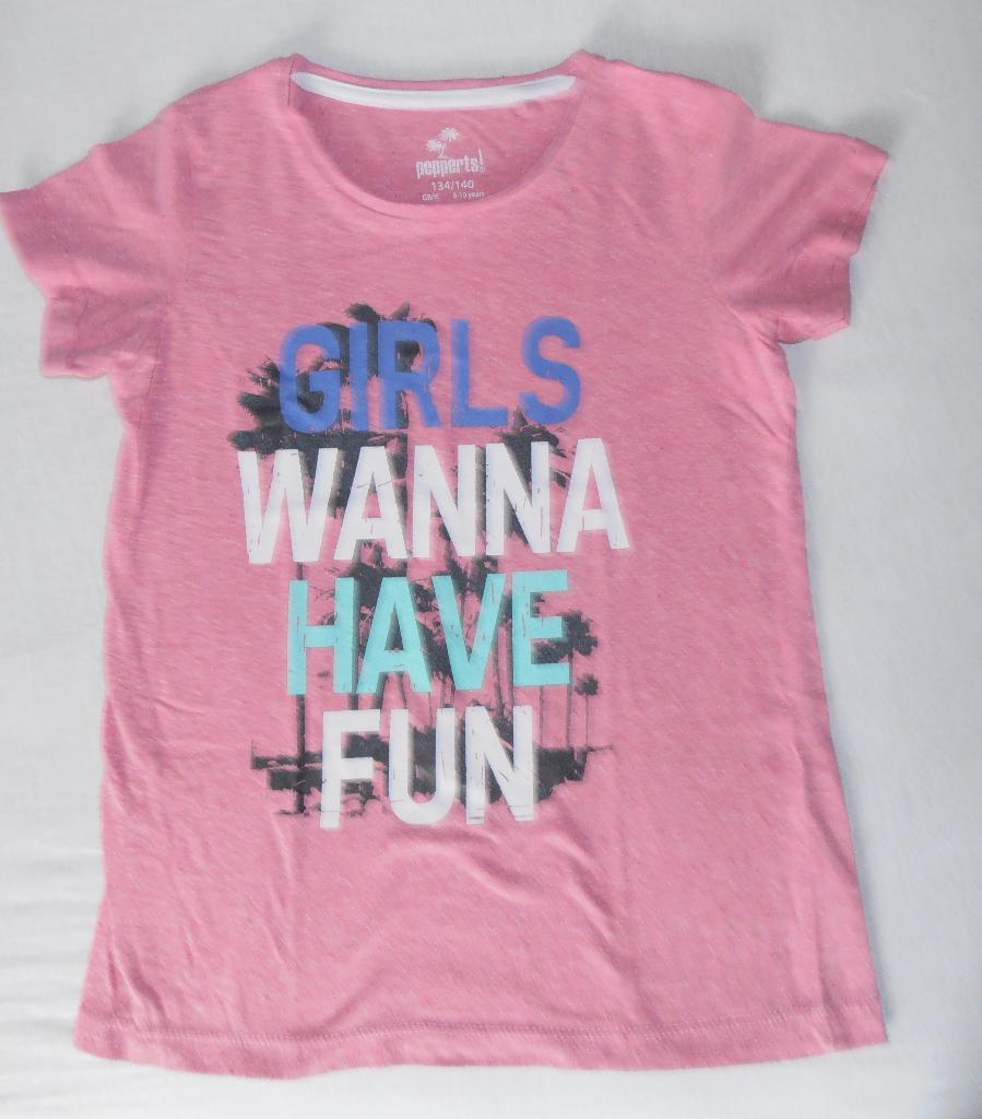 shirt maat 134/140, Ophalen of Verzenden, Gebruikt, Meisje, Shirt of Longsleeve