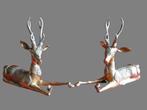 31cm koperen herten, reeën, opvallende reebokken., Ophalen, Koper