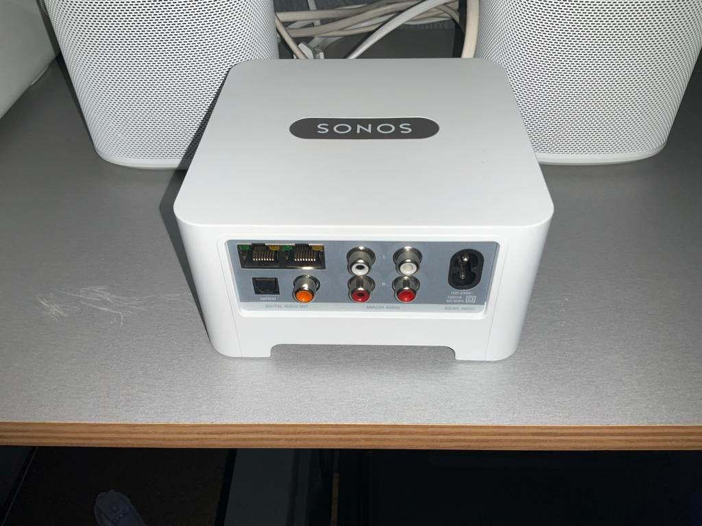 Sonos set: Sub, Connect en 2x One SL, Losse componenten, Zo goed als nieuw, Speakers, Ophalen