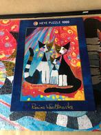 Heye puzzel poezen 1000 stukjes, Ophalen of Verzenden, 500 t/m 1500 stukjes, Zo goed als nieuw, Legpuzzel