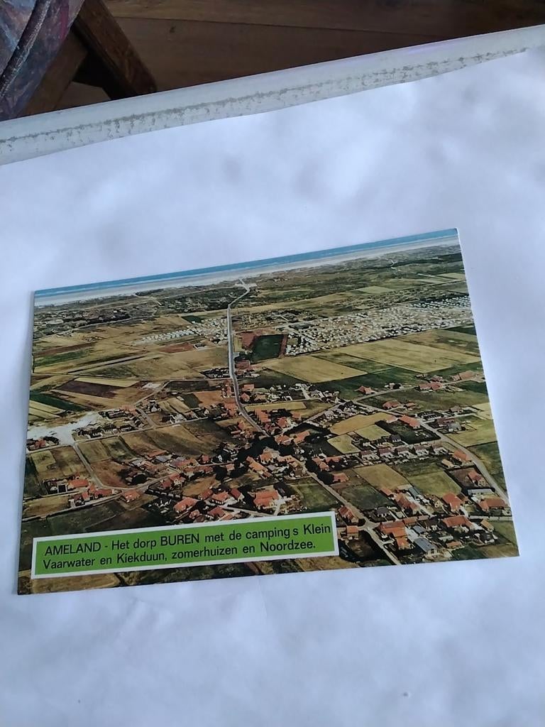 AMELAND. HET DORP BUREN MET DE  CAMPING'S KLEIN, Ophalen of Verzenden, 1960 tot 1980, Waddeneilanden