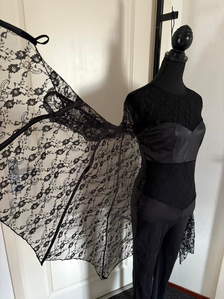 Vleermuis kostuum maat M feest carnaval, Ophalen of Verzenden, Zo goed als nieuw, Carnaval