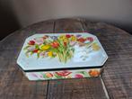 Container made in england blik met tulpen, Ophalen of Verzenden, Gebruikt, Overige