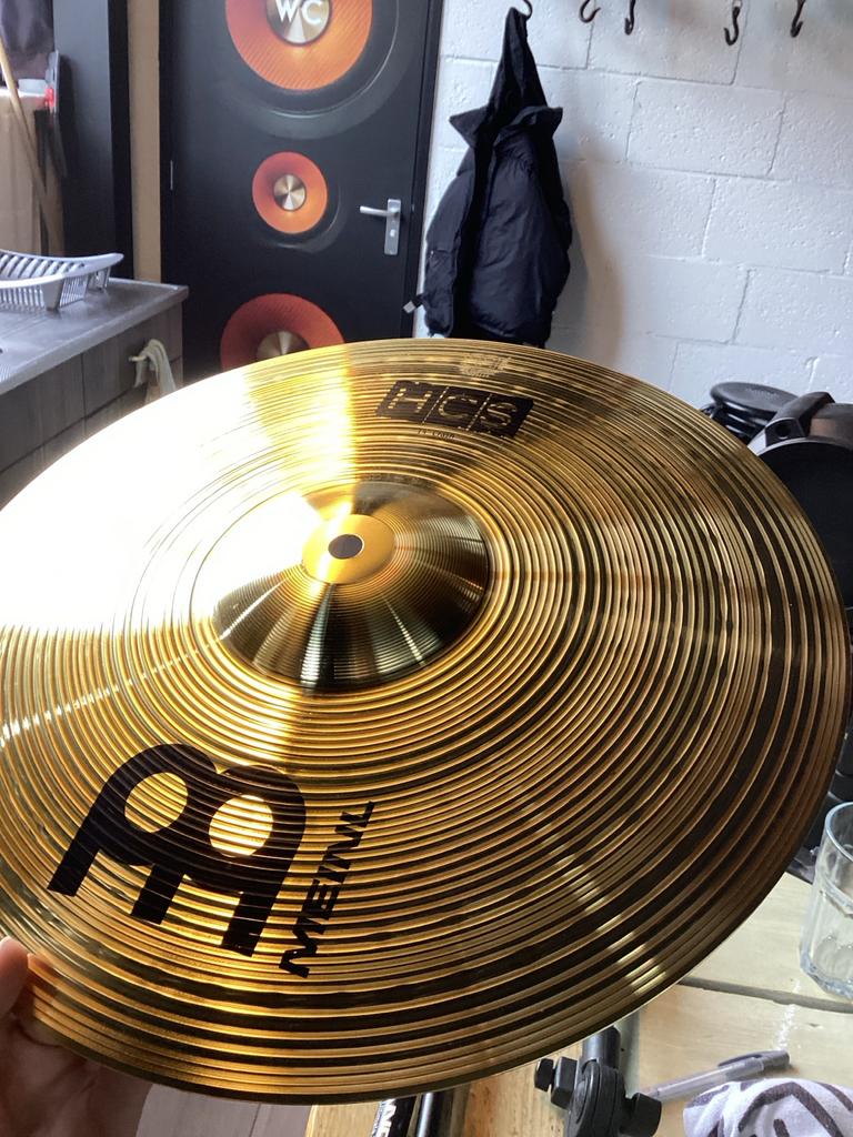 Meinl HCS 16" Crash Bekken, Ophalen of Verzenden, Zo goed als nieuw