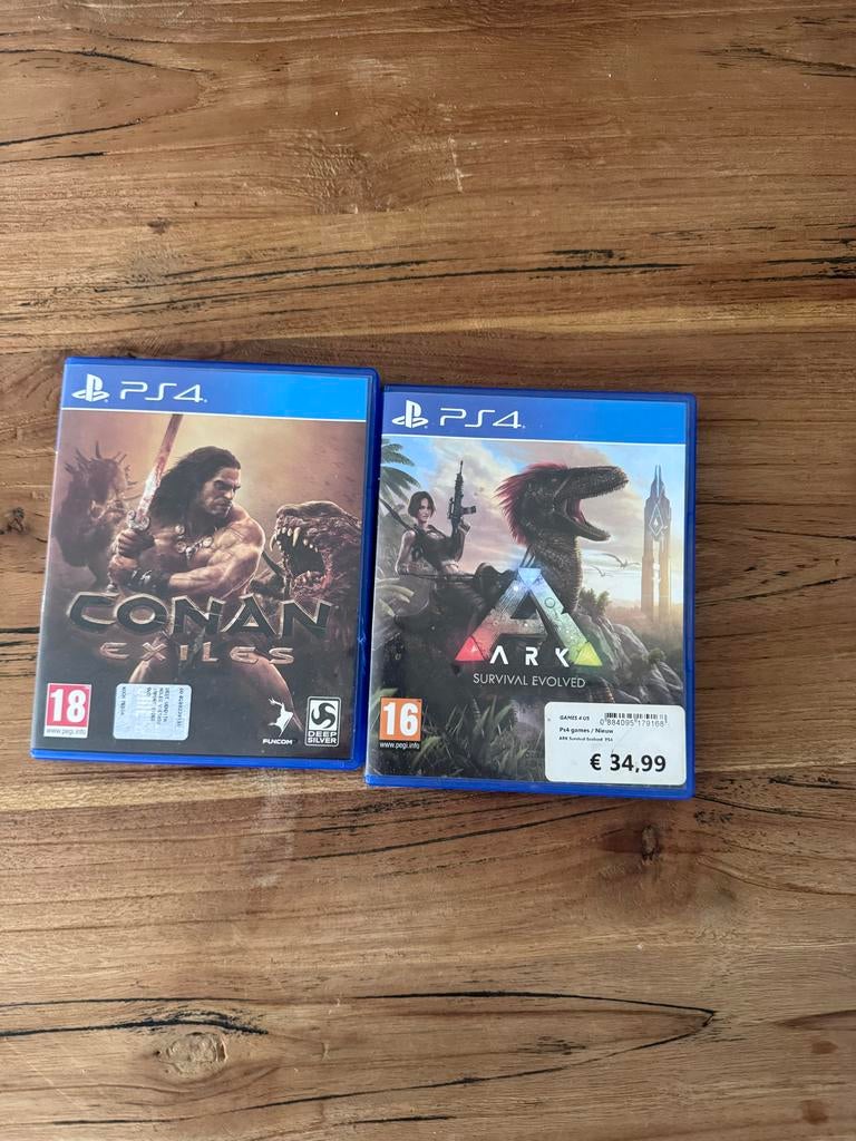PS4 Games: Conan Exiles & ARK Survival Evolved, Spelcomputers en Games, Games | Sony PlayStation 4, Avontuur en Actie, Online