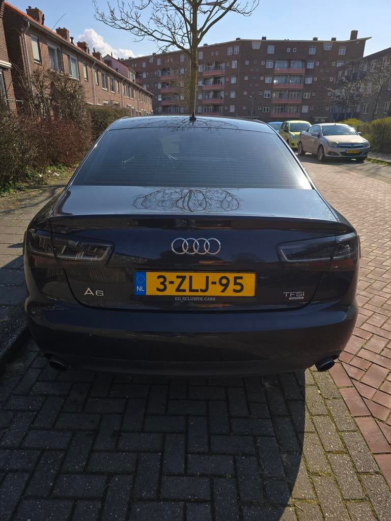 Audi A6 3.0 Tfsi 220KW Quattro S-tronic 2012 Blauw, Auto's, Audi, Automaat, Zwart, Blauw, Leder