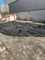Zwart afdekzeil / fijnmazig net met elastiek rondom, Ophalen, Gebruikt, 15 m² of meer, Zeil