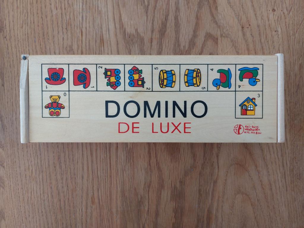 spel Domino de luxe, Ophalen of Verzenden, Gebruikt