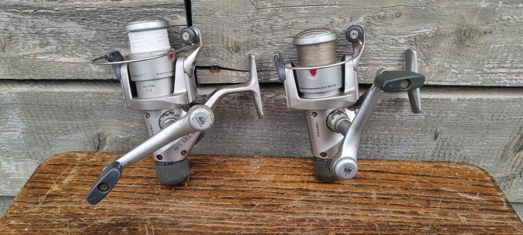 2 X DAM TRX 520 MET 3 RESERVE SPOELEN, Watersport en Boten, Hengelsport | Algemeen, Ophalen of Verzenden, Molen