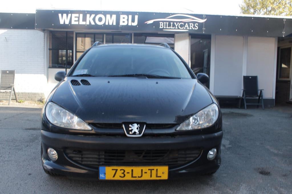 Peugeot 206 SW 1.6-16V XS / elektrische ramen / rijd goed, Voorwielaandrijving, Zwart, 4 cilinders, Zwart