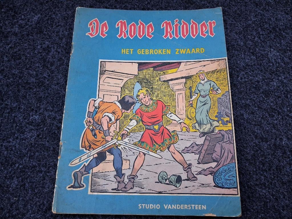 De Rode Ridder Het Gebroken Zwaard, Willy Vandersteen, Eén stripboek, Ophalen, Gelezen