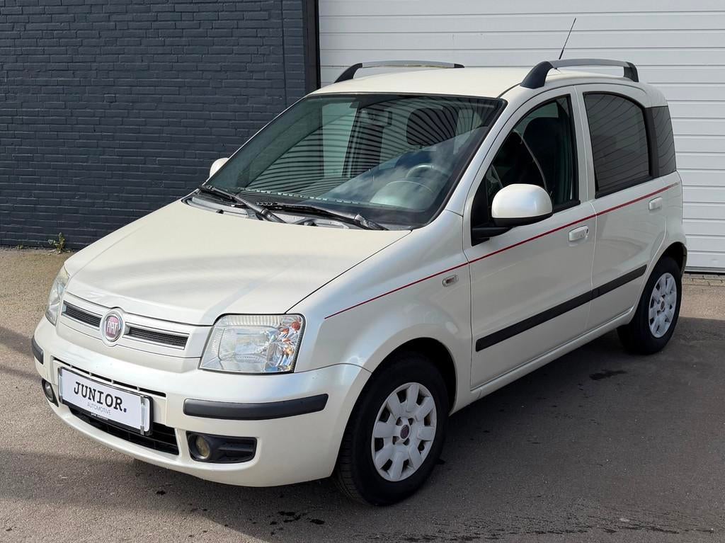Fiat Panda 1.2 Sempre AIRCO/RIEMVERVANGEN/LEDERSTUUR/5DEURS, Euro 5, Stof, Gebruikt, Origineel Nederlands