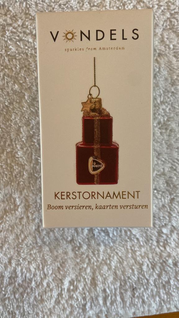 Kadootje van post Vondels kerstornament, Ophalen of Verzenden, Nieuw