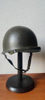 Nederlandse M53 helm 2 gestempeld 1954, Verzamelen, Ophalen of Verzenden, Landmacht, Nederland, Helm of Baret
