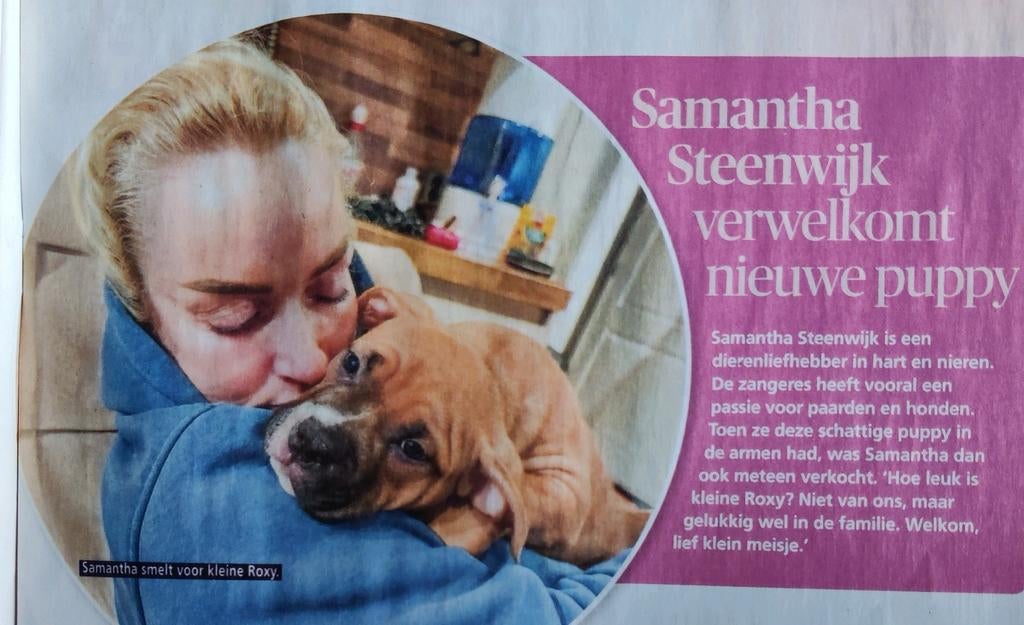 Samantha Steenwijk Artikel Knipsel, Ophalen of Verzenden, 1980 tot heden, Nederland, Knipsel(s)