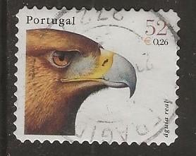 Portugal 15, arend voor sam*, Verzenden, Portugal, Gestempeld