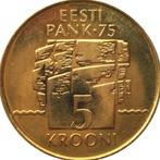 Estland 5 krooni 1994 (75j. Estse Nationale Bank, UNC), Ophalen of Verzenden, Overige landen, Losse munt