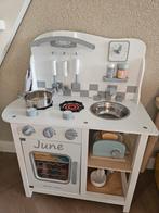 Bandits and Angels Houten Speelkeuken - Wit/Grijs, Ophalen