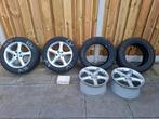 Autovelgen met Hankook banden 235/55R17, Ophalen, Gebruikt, Banden en Velgen, 17 inch