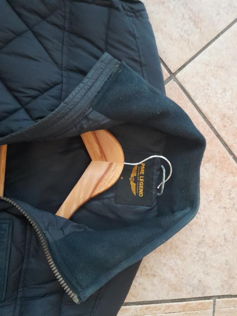 Heren tussenjas pme legend, nog zeer mooi, Kleding | Heren, Jassen | Zomer, Maat 48/50 (M), Zwart, Ophalen of Verzenden, Zo goed als nieuw