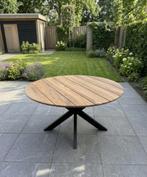 Acacia rond tafels in/outdoor ronde tuintafel faillissement, Ophalen of Verzenden, Nieuw, Rond, 100 tot 150 cm