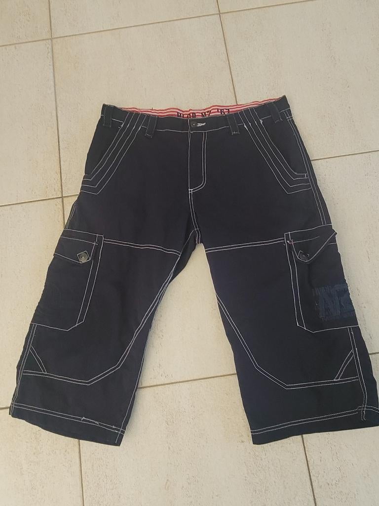 Donkerblauwe capribroek Hallinger XXL, Blauw, Hallinger, Overige maten, Ophalen of Verzenden