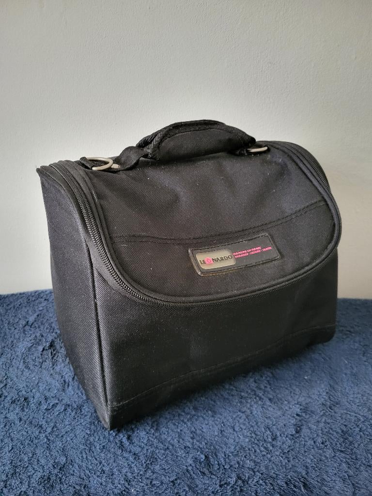 grote zwarte toilettas/make-up tas, Sieraden, Tassen en Uiterlijk, Toilettassen, Verzenden, Zo goed als nieuw, Zwart, Jongen of Meisje