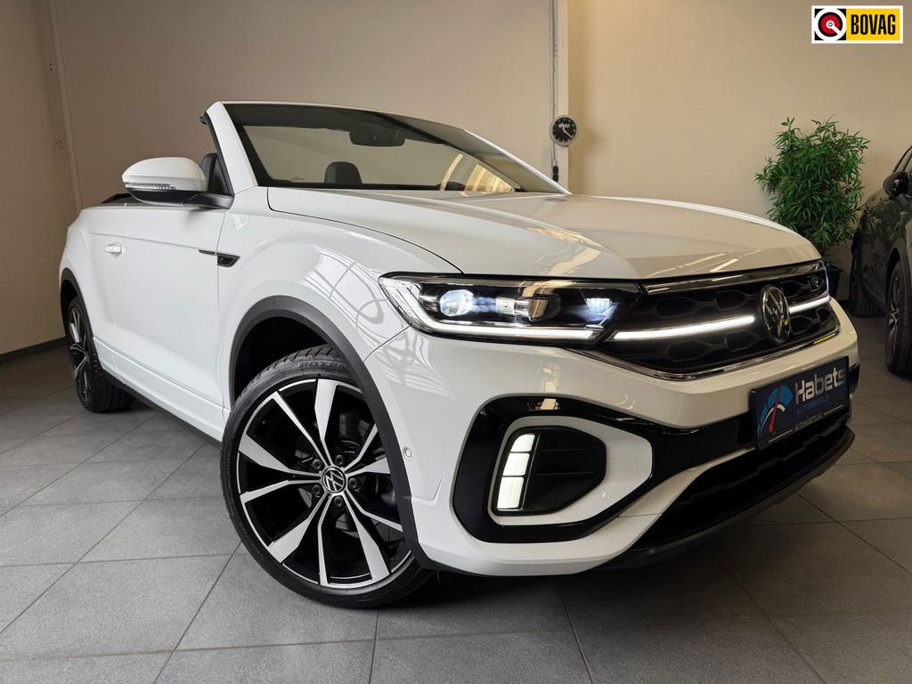 Volkswagen T-Roc Cabrio 1.5 TSI R-Line /IQ.light/stoel-stuur, Auto's, Volkswagen, 4 cilinders, Leder en Stof, Origineel Nederlands
