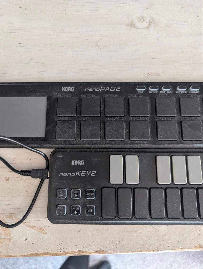 Korg nanoPAD2 en nanoKEY2, Ophalen of Verzenden, Gebruikt, 61 toetsen, Korg
