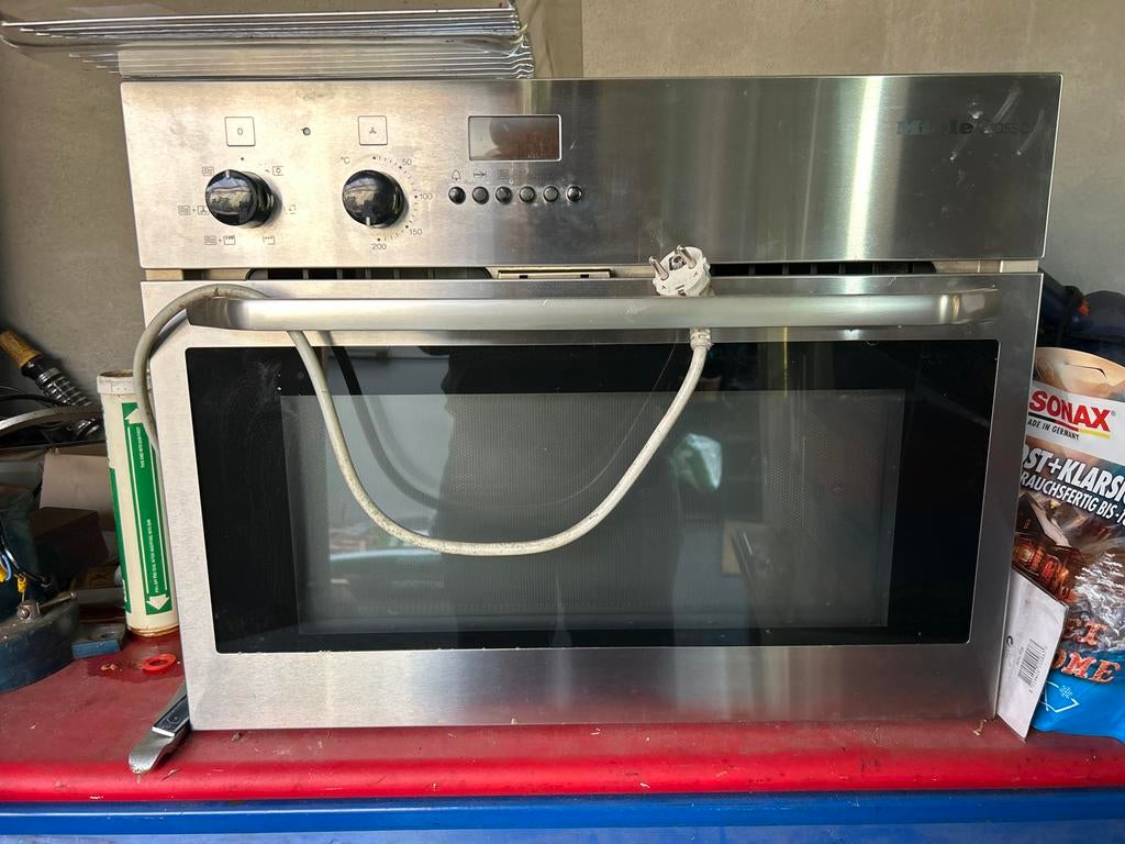 Miele combi-oven, oven werkt, magnetron niet, Witgoed en Apparatuur, Gebruikt, Oven met grill, Inbouw, Magnetronfunctie