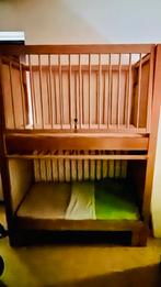 Professionele Duobed Hoogslaper (0-4 jaar) incl. matras, Ophalen, Gebruikt, Hoogslaper of Stapelbed, Minder dan 140 cm