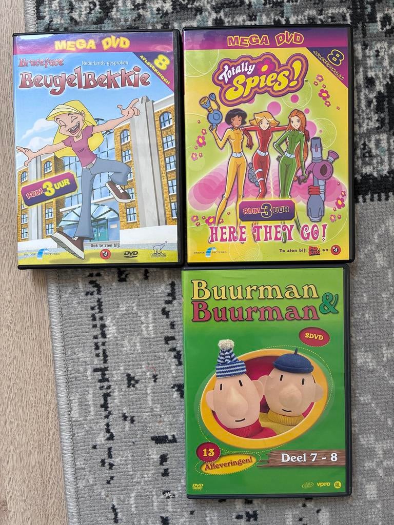 Mega DVD Box: Beugelbekkie, Totally Spies & Buurman Buurman, Cd's en Dvd's, Gebruikt, Alle leeftijden, Boxset, Ophalen of Verzenden