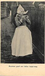 Volendam- -Buurman geeft een lekker hapje weg., Verzamelen, Verzenden, 1920 tot 1940, Ongelopen, Noord-Holland