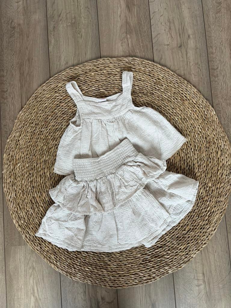 Groot meisjes kleding pakket - maat 116 tot 128, Kinderen en Baby's, Babykleding | Petten en Hoeden, Zo goed als nieuw, Meisje