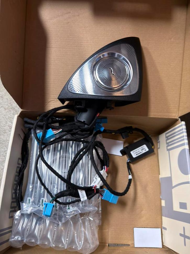 Mercedes c sfeerverlichting w205 3d tweeters 3 kleuren, Auto-onderdelen, Verlichting, Mercedes-Benz, Nieuw, Ophalen of Verzenden