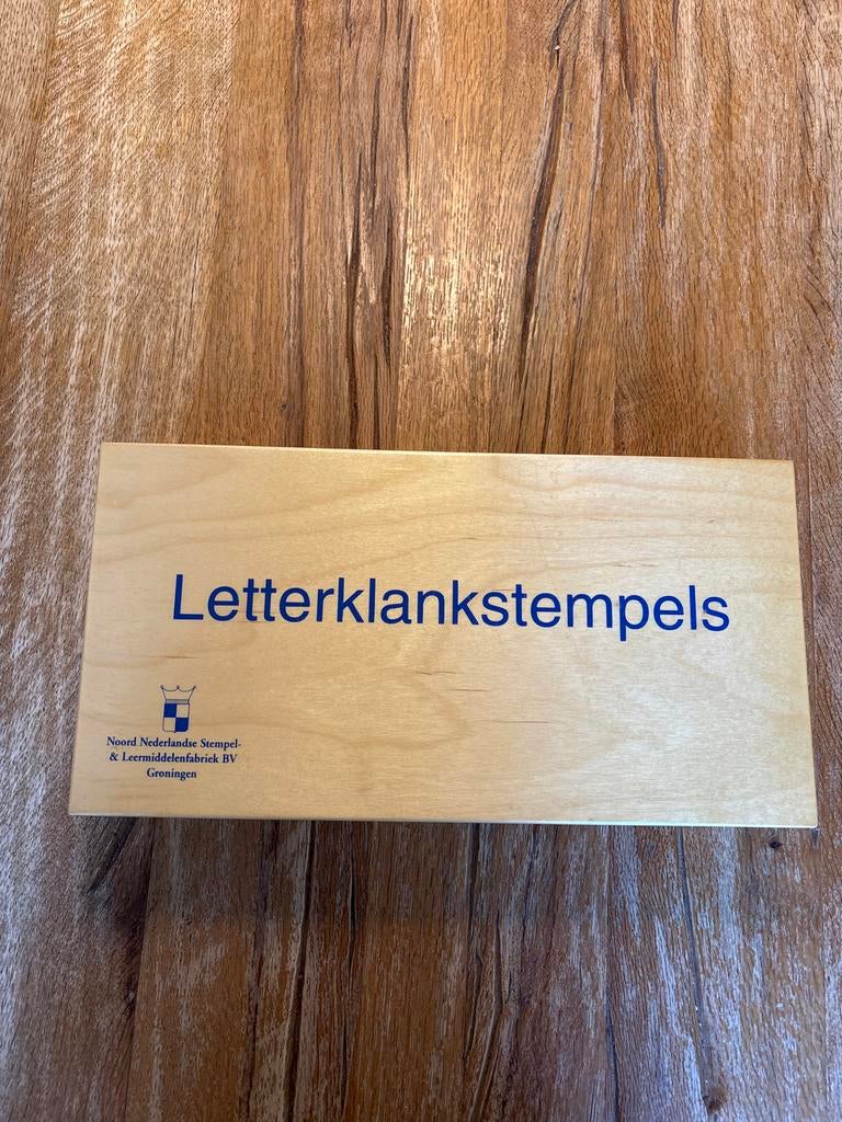 Letterklankstempels - Educatief Stempelset, Ophalen of Verzenden, Nieuw, Houten stempel