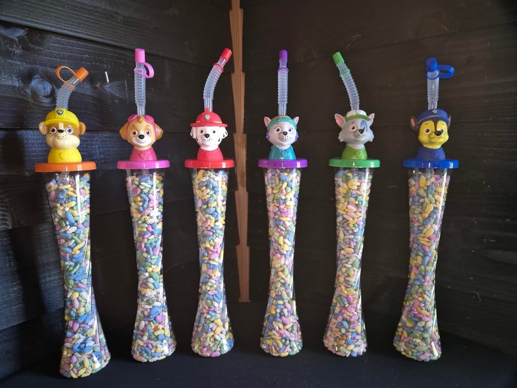 Paw Patrol Traktatie Beker met Snoep en Rietje 350 ml, Ophalen of Verzenden, Nieuw, Jongen of Meisje