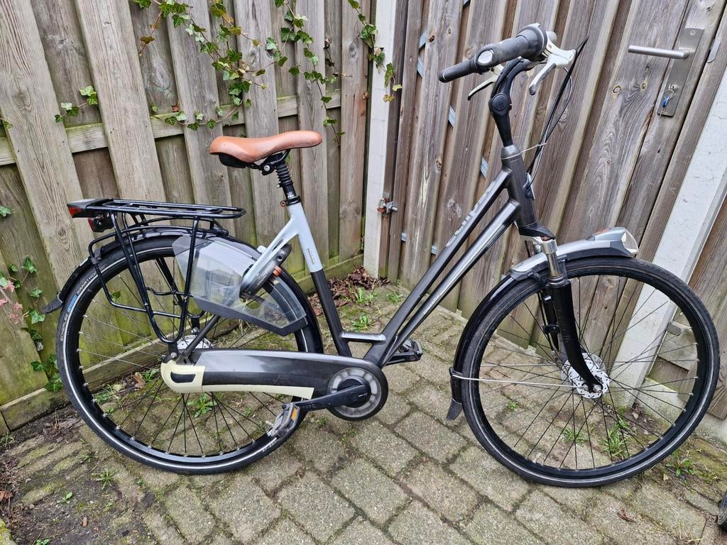 TE KOOP AANGEBODEN SUPER MOOIE GAZELLE DAMESFIETS., Fietsen en Brommers, Fietsen | Dames | Damesfietsen, Ophalen, 53 tot 56 cm