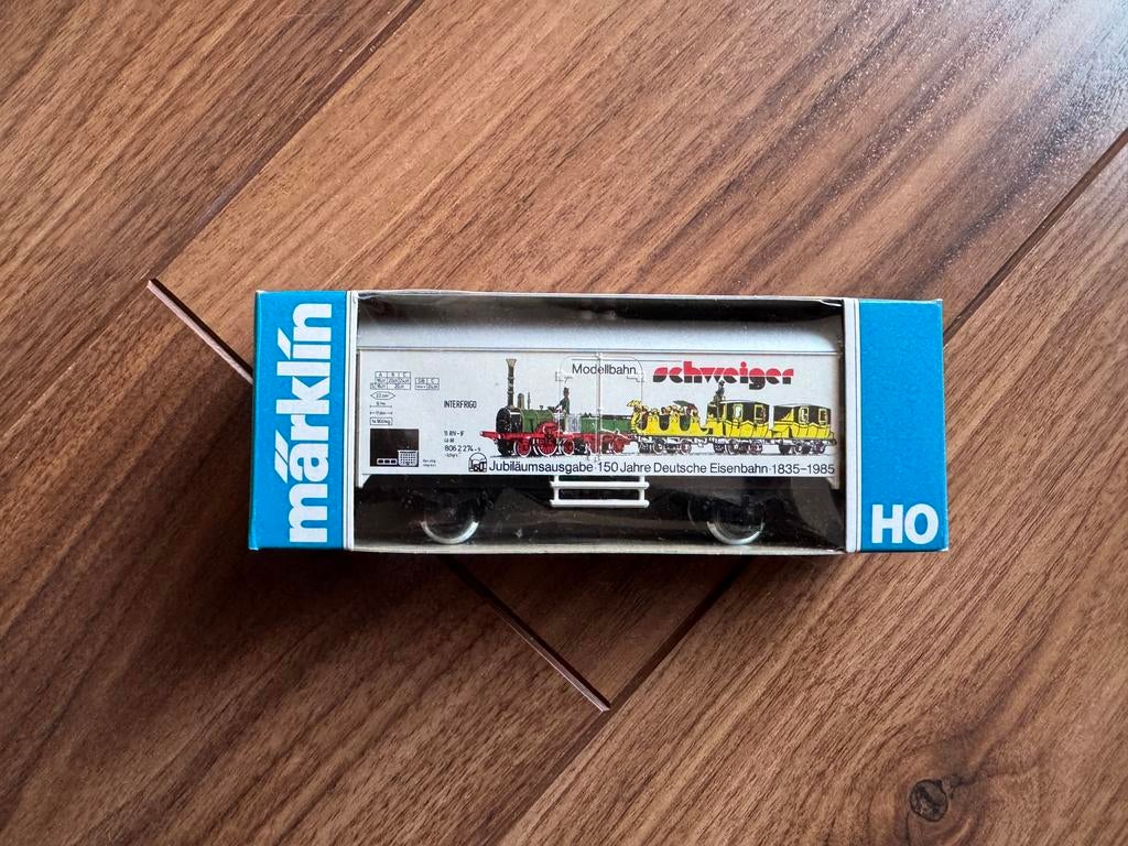 🚂 Marklin model 4415 Schweiger met afbeelding Adler 1, Hobby en Vrije tijd, Modeltreinen | H0, Wisselstroom, Ophalen of Verzenden