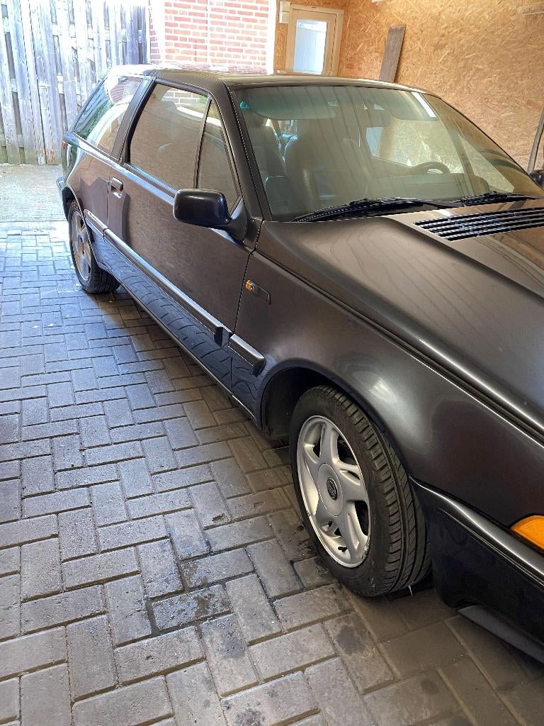 Volvo 480 2.0 S AUT E2 1995 Grijs met LPG G3 en airco., Auto's, Volvo, 1998 cc, 4 cilinders, Overige kleuren, 1000 kg