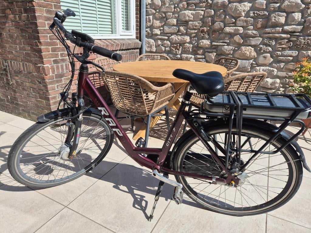 Electrische rap fiets met (half) werkende accu, Ophalen, Gebruikt, Overige merken