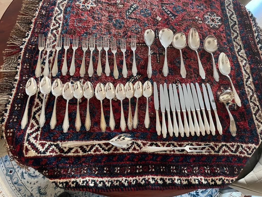 Sola 100 verzilverd bestek, Antiek en Kunst, Antiek | Bestek, Ophalen