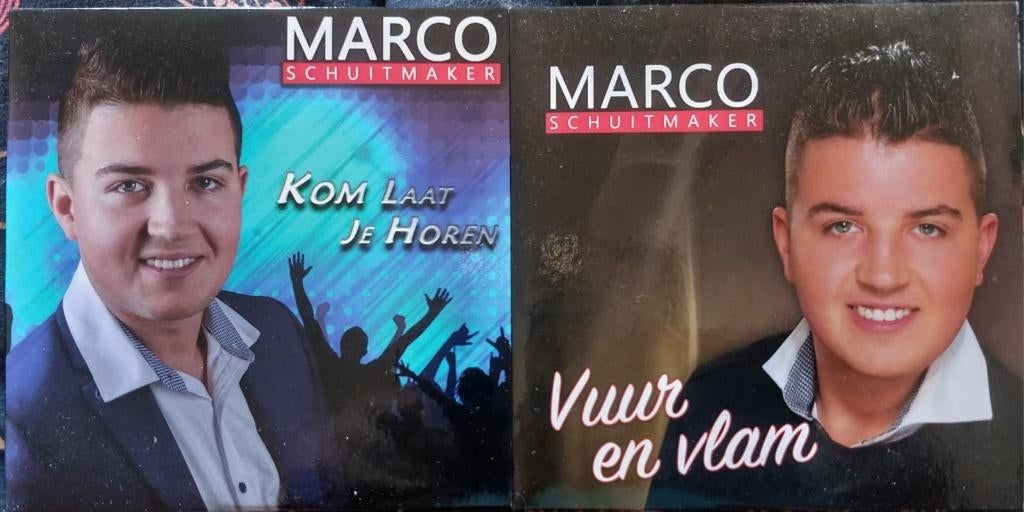 LOT 2 CD-SINGLES VAN MARCO SCHUITMAKER, 2 t/m 5 singles, Ophalen of Verzenden, Zo goed als nieuw, Nederlandstalig